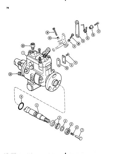 case skid steer fuel injection pump|case 1845b injection pump.